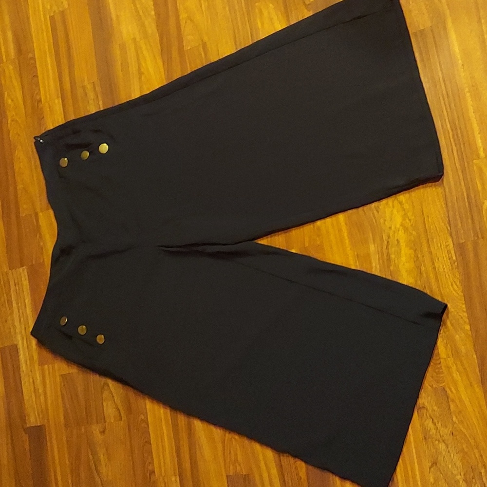 Who What Wear Wide Leg Cropped Sailor Pants